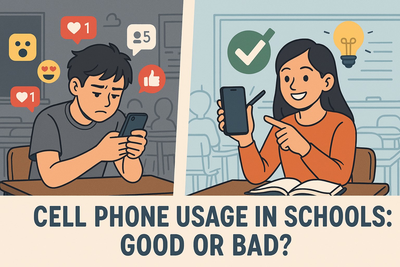 Phones in schools - good or bad?